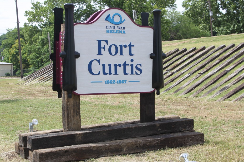 Visit to Dedication of Replica of Fort Curtis in HelenaWest Helena